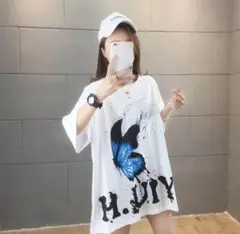 大きいサイズ 韓国 レディース ファッション Tシャツ LL-4L