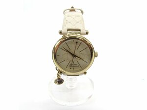 Vivienne Westwood ヴィヴィアン・ウエストウッド Orb VV006 ホワイトバンド ウォッチ 腕時計 ∠UA11170