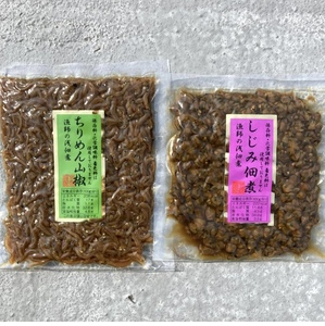 31【無添加 ちりめん山椒 + しじみ佃煮 2点セット】 佃煮 吉帝食品 ご飯のおかず ご飯のお供 ちりめんじゃこ しじみ