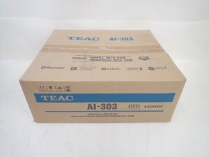 【未開封品】TEAC/ティアック USB DAC/Bluetooth/eARC搭載 ステレオプリメインアンプ AI-303 シルバー ハイレゾ対応 § 70E4C-1