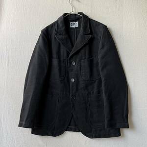 【後染め】ENGINEERED GARMENTS ベッドフォード ジャケット / S コットン ブラック テーラード ワーク 旧タグ NEPENTHES O4-09028-1759