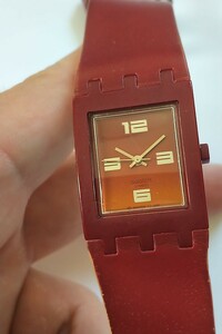 スウォッチ swatch 角形 2001年モデル ジャンク 部品取り等にいかが スタンダード