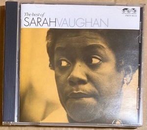 CD★SARAH VAUGHAN 「THE BEST OF」　サラ・ヴォーン