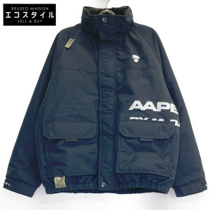 A BATHING APE アベイシングエイプ 23FW Fleece Lining Hooded Jacket ブラック M ジャケット ポリエステル メンズ 中古