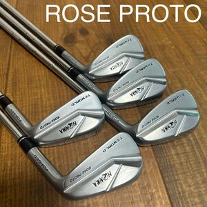 状態良好　ホンマ　ツアーワールド　ROSE PROTO アイアン　6〜10 5本セット　nspro モーダス3 S 送料無料　ローズプロト