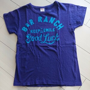 美品 デニム&ダンガリー B&R RANCH 半袖 Tシャツ☆160 150 FITH/フィス