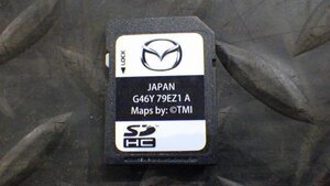 【宮城 塩釜発】中古 地図用SDカード デミオ LDA-DJ5FS 純正品 MD4124146 D09H-669U0 G46Y79EZ1A SDスロット付