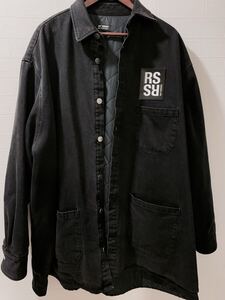 RAF SIMONS | PADDED BIG FIT DENIM SHIRT 