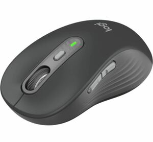 Logicool Signature M750LGR ワイヤレスマウス ラージ グラファイト Bluetooth Logi Bolt Unifying非対応 無線マウス 静音マウス M750