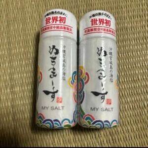 匿名配送 送料無料 未使用 2本セット ぬちまーす マイソルト 30g My Salt 携帯用 持ち運び 塩 沖縄 食卓