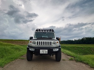 スズキ SUZUKI 74 ジムニー シエラ　JIMNY 　シエラングラー　フロントバンパー　日本製 【GRACE4】 エアロ　