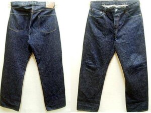 即決[W38]濃紺 SUGAR CANE SC41937US 1937年モデル USA製 アメリカ 13oz DENIM WAIST OVERALLS BUCKLE BACK シュガーケーン デニム■4726