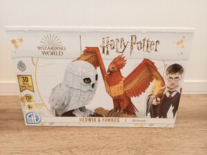 ハリー ポッター ヘドウィグ & フォークス 3D パズル Harry Potter Hedwig & Fawkes 3D Puzzle 立体パズル 未使用 保管品 k129