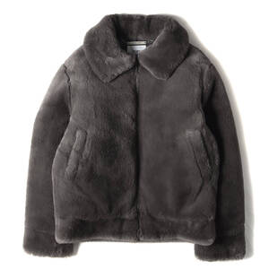 美品 WTAPS ダブルタップス ジャケット サイズ:M 21AW フェイクファー グリズリー ジャケット GRIZZLY / JACKET グレー アウター ブルゾン