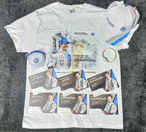 VW WRC オジェ Tシャツ　グッズセット　ラリー　ポロ　PORO 世界ラリー　ラトバラ　カストロール　GR