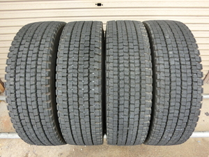 ★ 245/80R17.5 133/131J ★ 4本セット!! ★ DUNLOP ★ DECTES SP001　スタッドレス　245/80/17.5