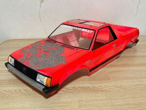 送料無料 1/10 タミヤ スバル ブラット ピックアップトラック レストアやカスタムベースに ラジコンボディ TAMIYA SUBARU BRAT 当時物 旧車