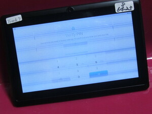 ジャンク　k7　kids　tablet　touch7 os:10(多分)　324gb(多分)　wifi 黒　7型　不動　8-6423