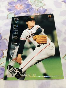 カルビープロ野球チップスカード スターカード キラ 読売ジャイアンツ 巨人 上原浩治