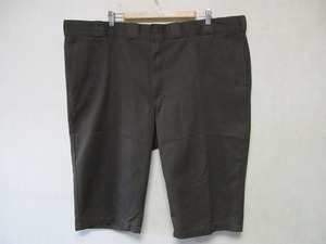 超ビックサイズ　Dickies ディッキーズ 874 ワーク ショート パンツ ブラウン 48インチ b397