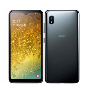 バッテリー80％以上 良品 SCV46 Galaxy A20 ブラック 中古 SIMフリー SIMロック解除済