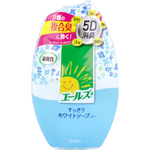 【まとめ買う】エールズ 消臭力 介護用 すっきりホワイトソープの香り 400mL×9個セット