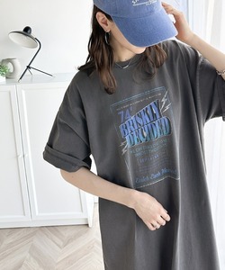 「Java」 Tシャツワンピース LARGE グレー レディース