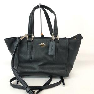 COACH コーチ 2way ハンドバッグ ショルダーバッグ ブラック バッグ 鞄 かばん レディース ファッション ブランド