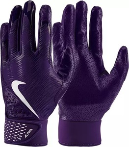 【US仕様 サイズL】ナイキ 野球 バッティング グローブ Nike Alpha Batting Gloves 両手組 手袋 バッテ パープル