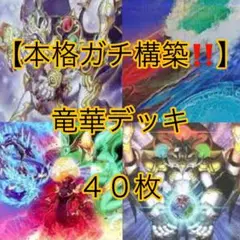 遊戯王【本格ガチ構築‼️】竜華デッキ４０枚