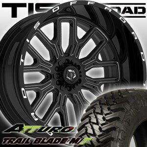 TIS 560BM 20x12J シルバラード デナリ 20インチマッドタイヤホイールセット ATTURO TRAIL BLADE MT 285/50R20 33x12.50R20 35x12.50R20