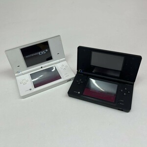 C139-D1-632 NINTENDO 任天堂 ニンテンドー DSi 本体 2点セット TEL-001(JPN) 白 ホワイト 黒 ブラック 通電確認OK ゲーム 玩具