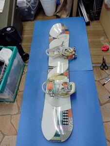 ○E9899 BURTON バートン スノーボード ビンディング　troop 46 150cm○