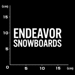 送料無料★0584★ENDEAVOR エンデバー★スノーボード★スノボー★SNOWBOARD★ステッカー