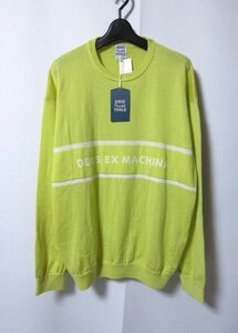 M 新品 定価24200円 DEUS EX MACHINA デウスエクスマキナ デウス CAMBER SWEATER ニット セーター イエロー