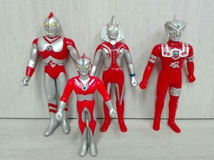 ジャンク 現状品 ウルトラマン ソフビ 当時物 ウルトラの母 17cm ウルトラマンアストロ ウルトラマン80 エース 4体セット 1988年 1989年