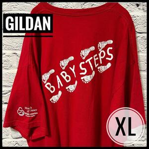 【 GILDAN 】 メンズ 半袖 レッド Tシャツ 赤 レディース XL US US古着 古着 アメリカUSA古着 ヴィンテージ 古着 アメカジ