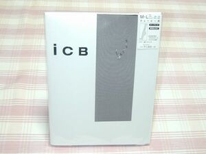 iCB*ストッキング/ウェービー柄/ブラック/M-L/新品/送料込