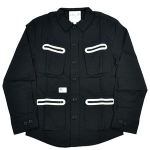 国内正規品 新品未使用 ADIDAS ORIGINALS O BY O 【DAVID BECKHAM】JAMES BOND UNDEFEATED SHIRT JACKET アディダス デビッド ベッカム 黒