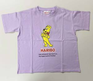 新品 150 ★ コストコ HARIBO ハリボー 半袖 Tシャツ ゴールドベア パープル キッズ ジュニア メンズ レディース キャラクター 大きめ