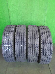 K-15 225/80R17.5 123/122L BS W900 再生 バリ山 4本set