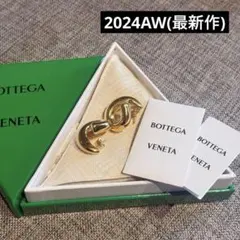 【24AW・正規品】 BOTTEGA VENETA サーディン ピアス ゴールド