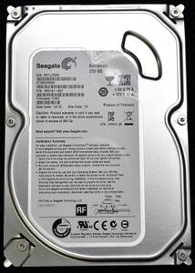 SEAGATE ST250DM000 ディスク容量:250GB SATA600 HDD 2013年製造 (Cristal DiscInfo 正常) 使用時間 35095H (管:EH18