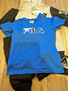 7T パジャマ 男の子 上下 ジャージ　寝巻き トレーニングウェア　FILA　フィラ　コストコ　3点セット　匿名配送　送料込