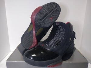 USED:AIR JORDAN ⅩⅨ BRED（26cm）NIKE/ナイキ エアジョーダン19オリジナル/ダブルスタック・ズームエア/修理あり/解説書＆シューズ袋あり