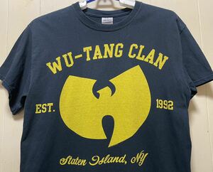 WUーTANG CLANウータンクランTシャツ Mコピーライト古着ラップ Tヒップホップ Tバンド T