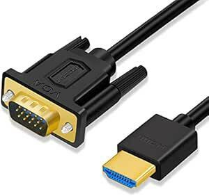 1.8M SHULIANCABLE HDMI VGA 変換ケーブル, 1080p@60Hz HDMI オス to VGA オ