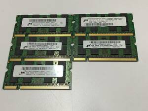 A13483)Micorn 2GB 2Rx8 PC2-6400S 中古動作品5枚＝10GB