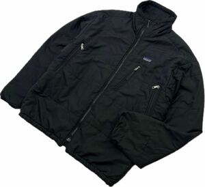 patagonia ☆ パタゴニア オールド 名作 パフジャケット 中綿 ジャケット ブラック メンズ XL 秋冬 アウトドア タウンユース 古着■EA290