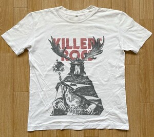 KILLERS ROCS　松嶋尚美　MILK BOY　ミルクボーイ　コラボ　半袖　Tシャツ　ホワイト　Lサイズ　きらきらアフロ